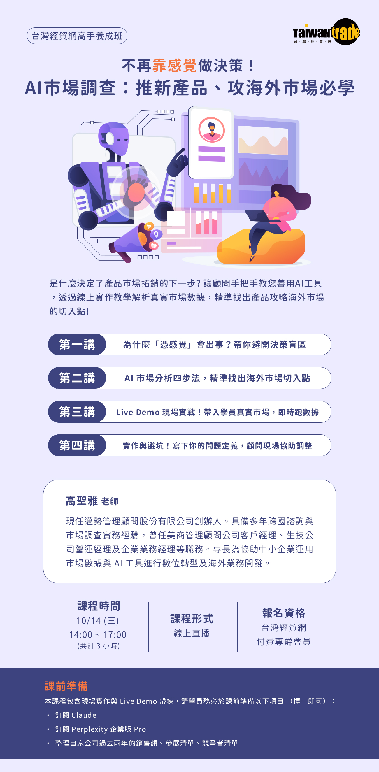 不再靠感覺做決策！AI市場調查：推新產品、攻海外市場必學